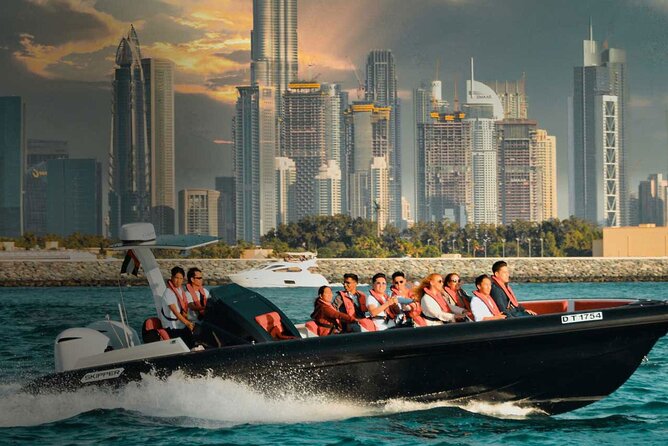 1-Hour Dubai Tour by Black Boat - Entering the Dubai Marina loop, where the city feels closer