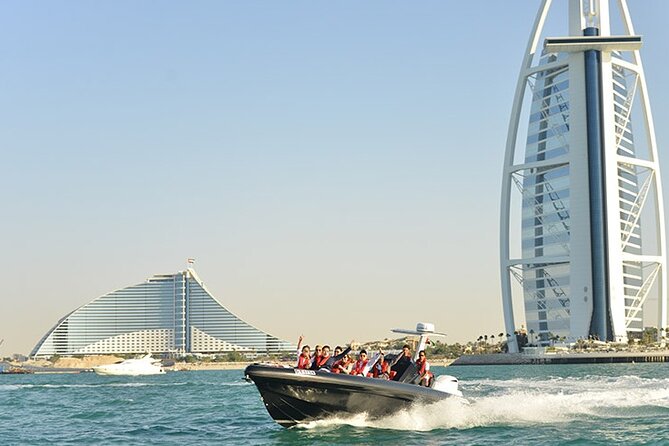 1-Hour Dubai Tour by Black Boat - JBR and Jumeirah Beach Residence: the coastline you can actually feel