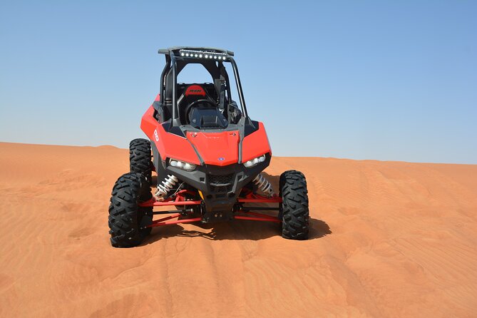 1 seater Dune Buggy Safari / In Morning - Desert Driving Lesson to First Turns