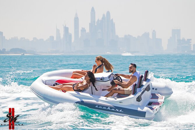 120 MINUTES Dubai Private Self-Drive SeaKart Jet Ski Boat Tour - Entering Dubai by water, with you actually driving