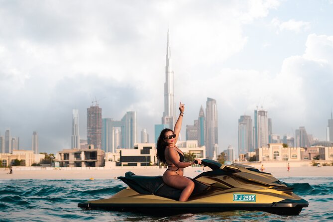 24 Karat Gold Jet Ski Adventure with Burj Khalifa View - The 30-minute itinerary: Burj Khalifa, Atlantis, Palm, JBR, and Burj Al Arab