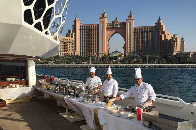3-Hour Lotus Mega Yacht Dinner Cruise Dubai with Transfers - Key points before you go