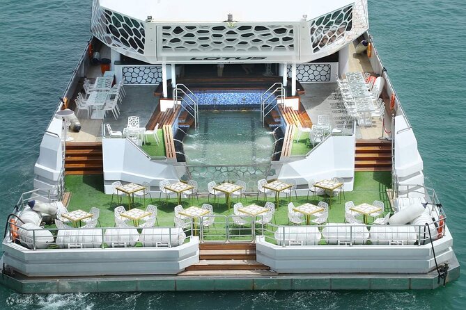 3-Hour Lotus Mega Yacht Dinner Cruise Dubai with Transfers - Dinner on Deck: Buffet Choices and Butler Service