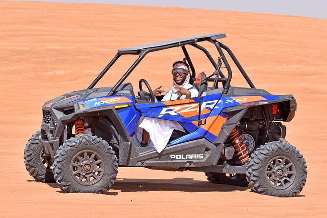 30 Minutes 1000cc Buggy Adventure with BBQ Dinner Buffet - Camp Atmosphere: Arabian Seating, Sheesha Lounge, and Live Shows