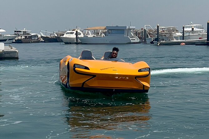 30 Minutes Jet Car Dubai Experience - Dubai Skyline and Burj Khalifa From the Persian Gulf