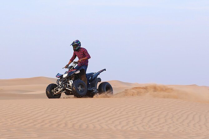 30 minutes Private Quad Bike Ride in Desert - The ride itself: a guided self-ride into deep desert dunes