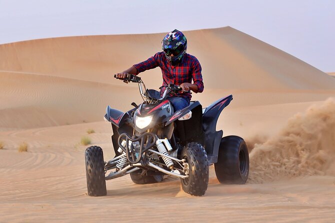 30 minutes Private Quad Bike Ride in Desert - The quad bikes: 200cc for kids, 400cc for adults