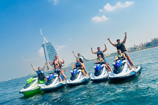 30Min Dubai Jet Ski Tour of Burj Al Arab with Free Ice Cream - The First Minutes: Lesson, Life Jacket, and Control Basics
