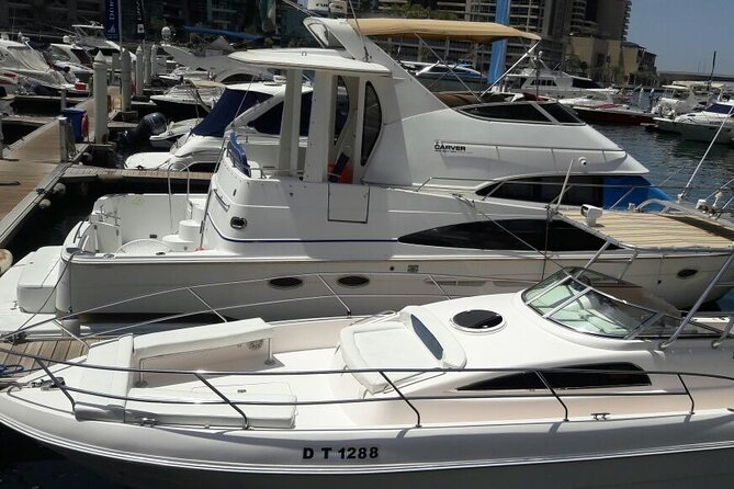 33ft. Yacht Rental on New Year's Eve around Dubai Palm - Where You Board: Dubai Marina at 10:00 pm