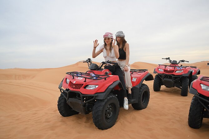 4 Hour Morning Desert Safari with Camel Ride & Sand Boarding - Lahbab Setup: What the Desert Entry Area Feels Like