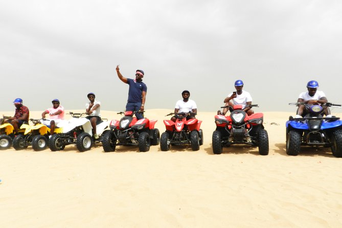 4x4 ATV Quad Biking Dubai Desert Tour - 1 Hour Experience - The 1-Hour Desert Ride in Convoy: Dunes, Peaks, and Back-Up