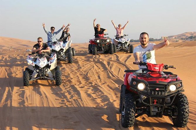 4x4 Deluxe Desert Safari Dubai with Camel Riding - Sandboarding and Sunset Photos, What You Can Expect