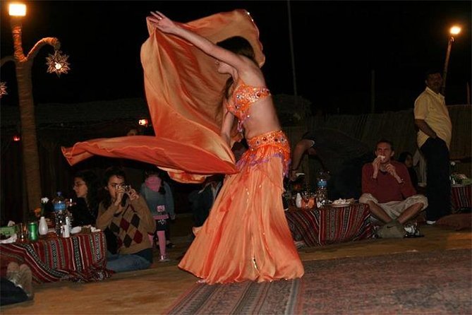 4x4 Deluxe Desert Safari Dubai with Camel Riding - BBQ Dinner at Camp: Vegetarian and Non-Vegetarian Buffet