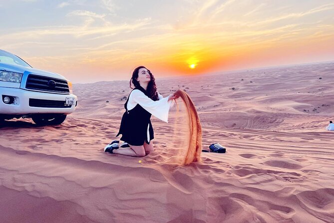 4X4 Dubai Desert Safari with BBQ dinner, Camels & Live Show - Stop 1: Your Hotel Pickup to the Arabian Desert (Comfort First)