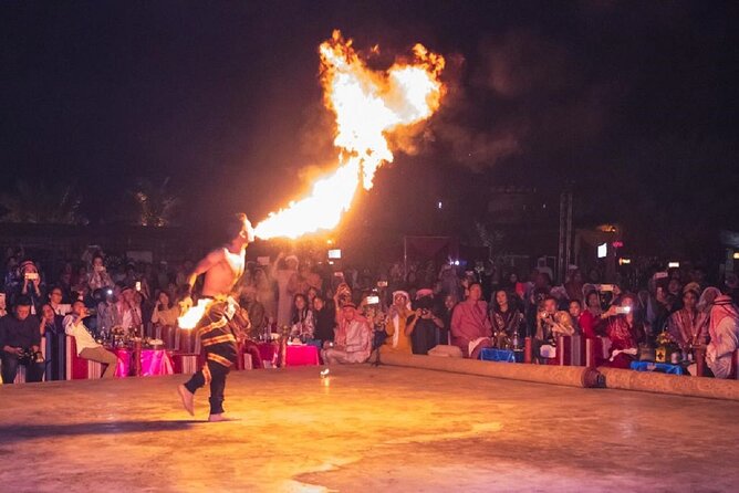 6-Hour Dubai Desert Safari with BBQ Dinner & Quad Biking - Desert Camp Culture: Henna, Fire, Tanoura, and Belly Dance