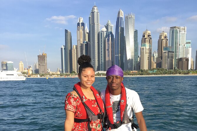 90-Min Speed Boat: Burj Al Arab, Atlantis, Ain Dubai & Ice Cream! - Dubai Marina Mall Skyline, A Quick End With Great Water Views