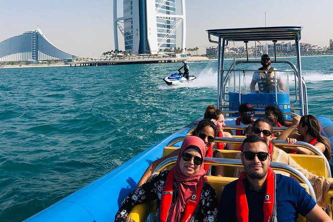 90-Min Speed Boat: Burj Al Arab, Atlantis, Ain Dubai & Ice Cream! - Burj Al Arab From the Sea, The Best Angles You Can Get