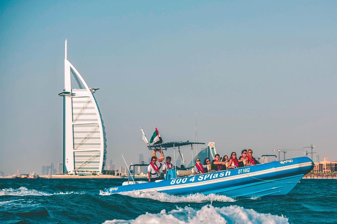 90 Minutes Speedboat Tour Dubai Marina, Burj Al Arab and Atlantis - Ain Dubai and Bluewaters Island: a quick photo breather