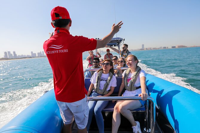 90 Minutes Speedboat Tour: Marina, Atlantis, Palm & Burj Al Arab - Atlantis and Burj Al Arab: the two photo magnets