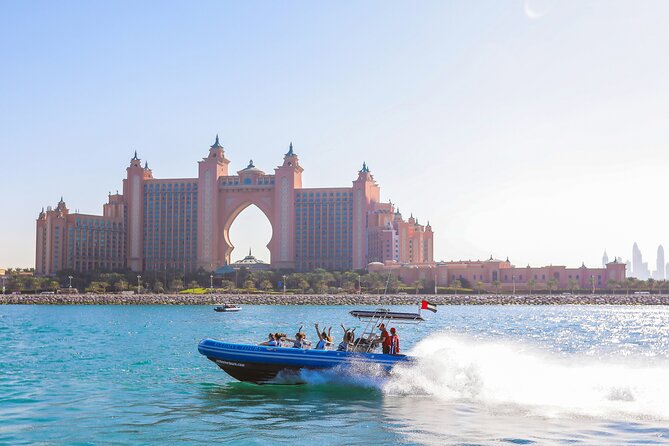 90 Minutes Speedboat Tour: Marina, Atlantis, Palm & Burj Al Arab - Value for $32: why this can feel like a deal in Dubai