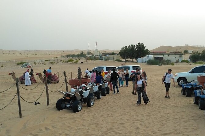 Abu Dhabi: 7-Hours Desert Safari with BBQ, Camel Ride & Sandboarding - Quad biking upgrade, when it’s worth paying more