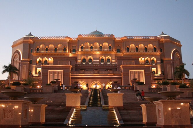 Abu Dhabi City, Sheikh Zayed Mosque & Ferrari World Tour with Transfers - Emirates Palace pass-by: the quick architectural photo stop
