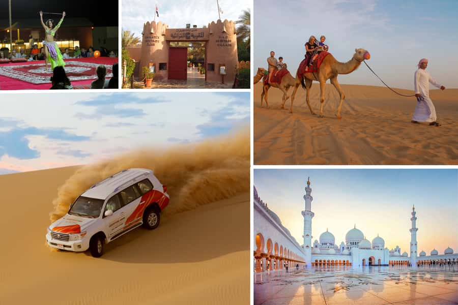Abu Dhabi: City Tour and Desert Safari Package - How the full-day schedule stays manageable