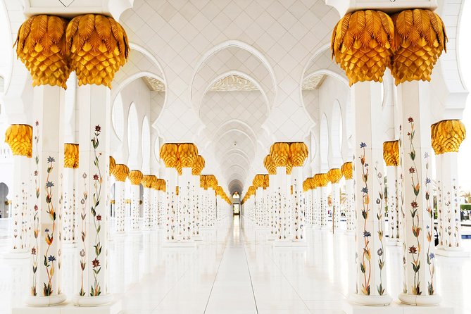 Abu Dhabi city tour & desert safari from Dubai - Emirates Heritage Village and Qasr Al Watan for slower culture time