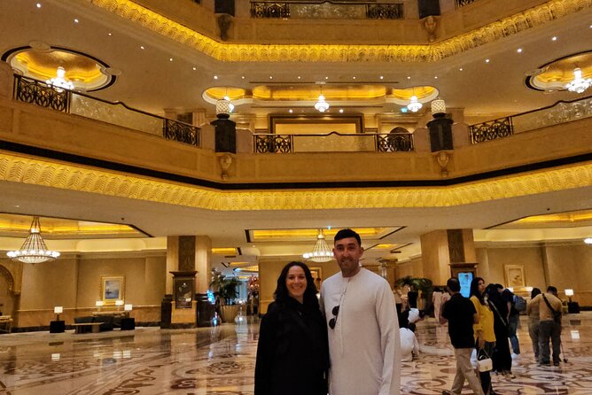 Abu Dhabi City Tour :Qasr Al Watan, Emirates Palace, Mosque - Emirates Heritage Village and the Corniche, where the day slows down