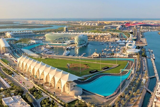Abu Dhabi City Tour & Sheikh Zayed Grand Drive through Louver Museum - Drive-through Abu Dhabi: Leaning Tower, Presidential Palace, and the skyline quick hits