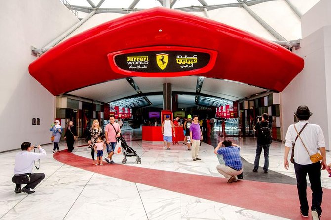 Abu Dhabi City Tour With Ferrari World Theme Park - Emirates Heritage Village, Emirates Palace, and a quick Presidential Palace drive-by