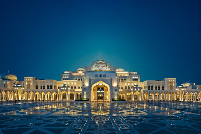 Abu Dhabi City Tour with Qasr al Watan With Free Shuttle Transfer - Ferrari World on Yas Island, plus the Louvre pass-by