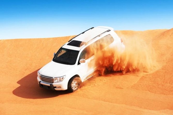Abu Dhabi Desert Safari 4x4, BBQ Dinner, Camel Ride - Abu Dhabi Mall to Camp: Dates, a Camel Ride, and an Easy Start