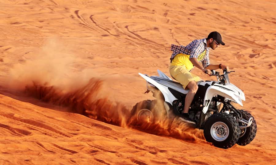 Abu Dhabi: Desert Safari, Quad Bike, Camels & Sandboarding - Sandboarding: Short, Snow-Free, and Gear-Dependent