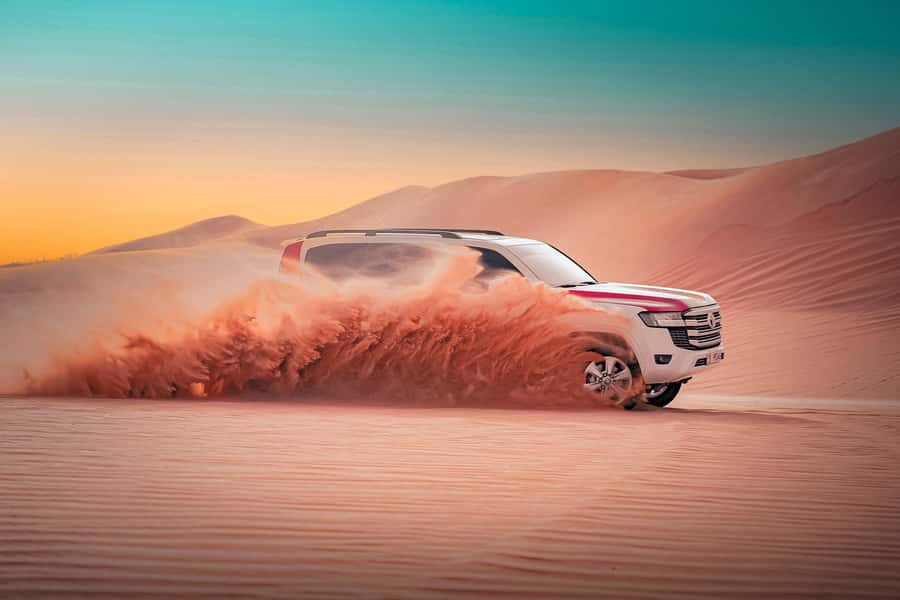 Abu Dhabi: Desert Safari with BBQ, Belly & Tannura Dance - Hotel Pickup and the Desert Drive, With Real Photo Time