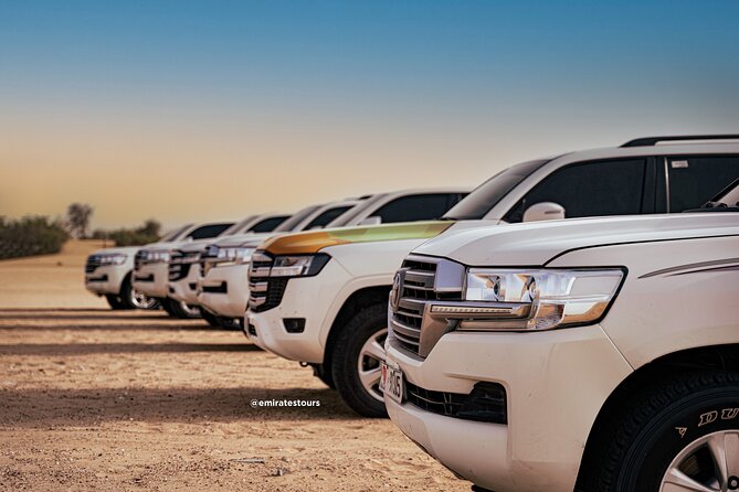 Abu Dhabi Evening Desert Safari BBQ, Camel Ride, Entertainments - 4x4 Dune Bashing and Sandboarding, the Main Event Parts