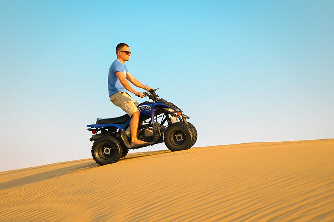 Abu Dhabi Evening Desert Safari - Dune bashing Camel ride and BBQ - The 6.5-hour flow: from city pickup to night camp