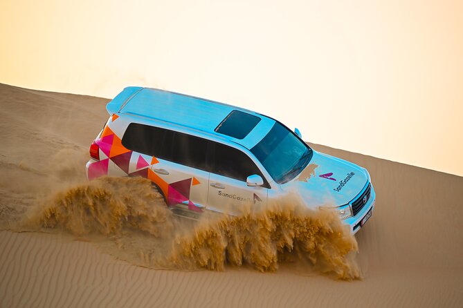 Abu Dhabi Evening Desert Safari - Dune bashing Camel ride and BBQ - The remote desert camp: dinner plus cultural shows, in the same evening