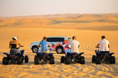 Abu Dhabi Evening Desert Safari – Private car Dune bashing & BBQ