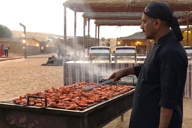 Abu Dhabi Evening Desert Safari with BBQ Dinner and all Camp Activities - Sunset stop: when the desert turns from fun to calm