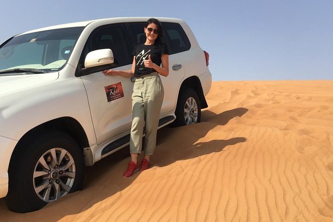 Abu Dhabi morning desert safari - Private car - 4WD dune bashing at Al Khatim: the roller coaster portion