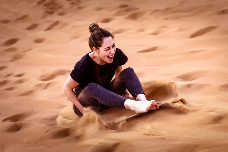 Abu Dhabi: Morning Desert Tour, Camel Ride & Sandboarding - Camel Riding and Camel-Farm Style Stops
