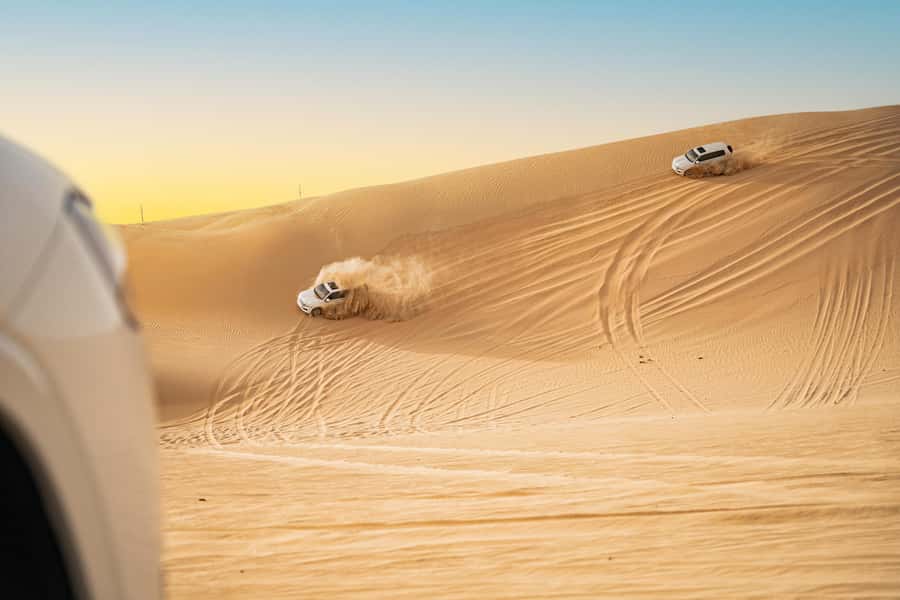 Abu Dhabi: Morning Dune Drive, Camel Ride & Sandboarding - Pickup and Shared Land Cruiser: What the First Hour Really Looks Like