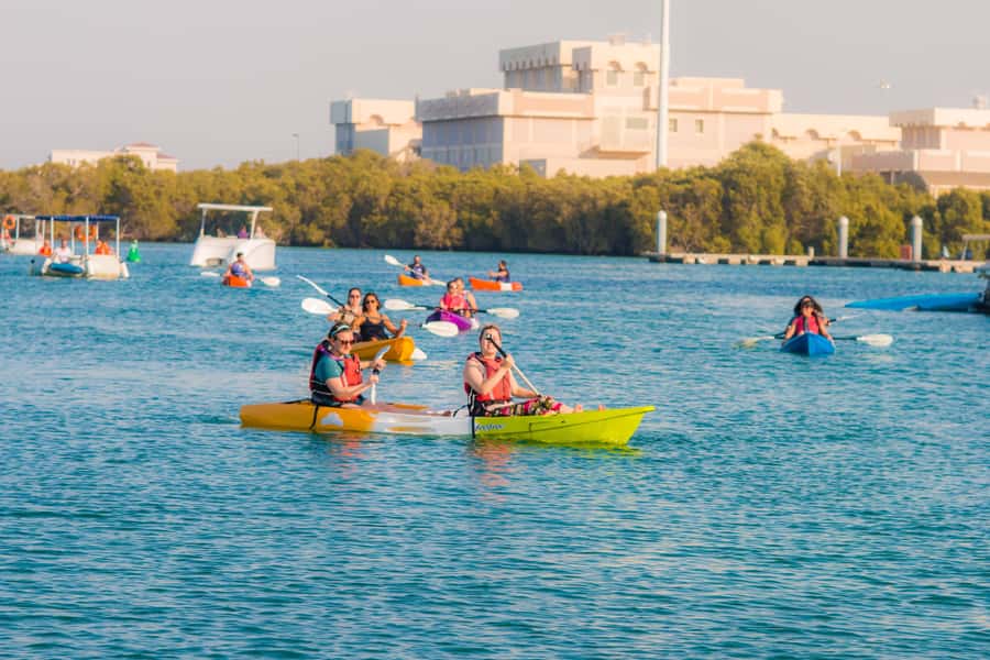 Abu Dhabi: Reem Central Park 2-hour Guided Kayak Tour - Key highlights to know before you go