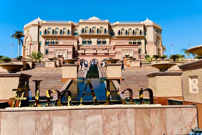 Abu Dhabi Sharing Tour From Dubai - Qasr Al Watan from the drive, and what optional inside means