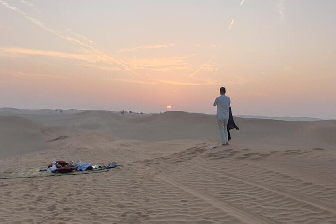 Abu Dhabi: Sunrise Desert Safari Experience - Short Camel Riding and a Guided Dune Trek