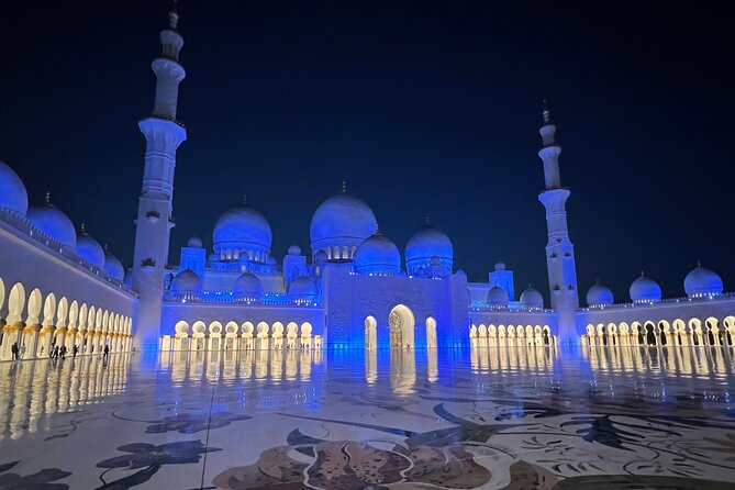 Abu Dhabi Tour Grand Mosque Emirates Palace Heritage Village - Sheikh Zayed Grand Mosque: the interior that changes how you see the city