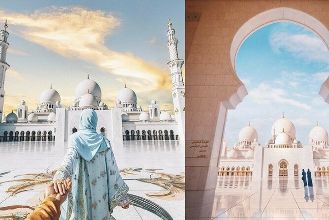 Abu Dhabi Tour with Grand Mosque Visit and Other options - Corniche Road photo stop, Marina Mall, and the skyline quick tour