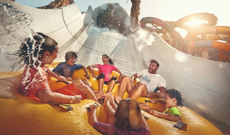 Abu Dhabi: Yas Waterworld Entry Ticket with Free Shuttle - The Slide Menu, 24 Rides With 32 Slides and Lots of Choice