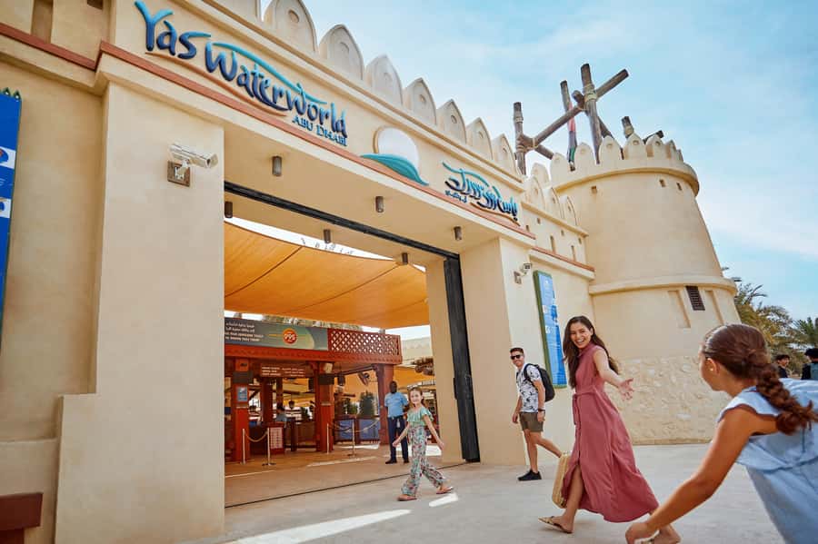 Abu Dhabi: Yas Waterworld Entry Ticket with Free Shuttle - The Big Headliner: The Long Surfable Sheet Wave